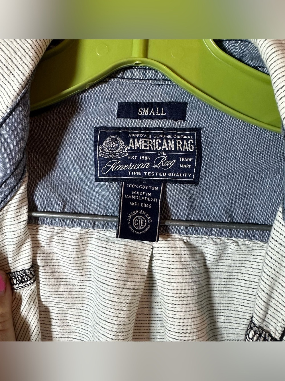 American Rag Mens Button up T Shirt size Small​ - Picture 7 of 7